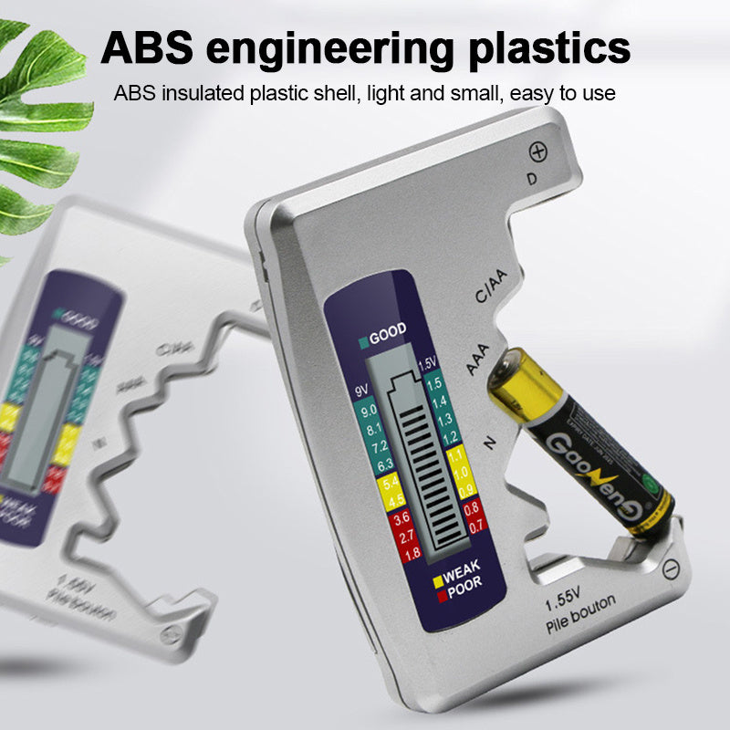 Universal Digital Battery Tester with LCD Display