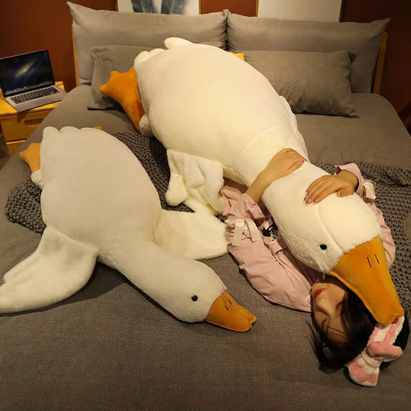 Big White Goose Plushie Pillow