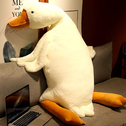 Big White Goose Plushie Pillow