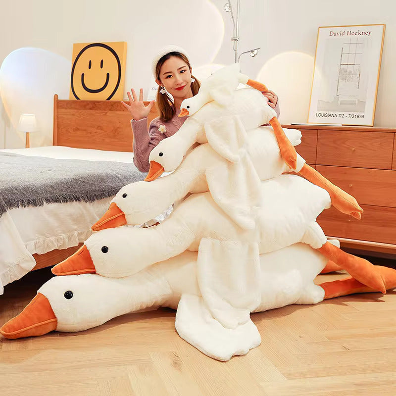 Big White Goose Plushie Pillow