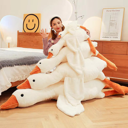 Big White Goose Plushie Pillow