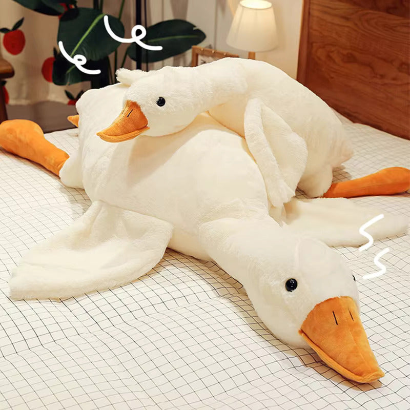 Big White Goose Plushie Pillow