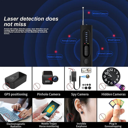 Portable Hidden Camera & GPS Detector