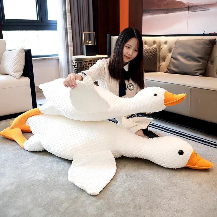 Big White Goose Plushie Pillow