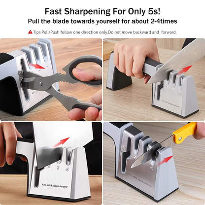 4 in 1 Knife Scissors Sharpener