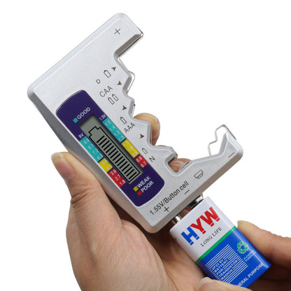 Universal Digital Battery Tester with LCD Display