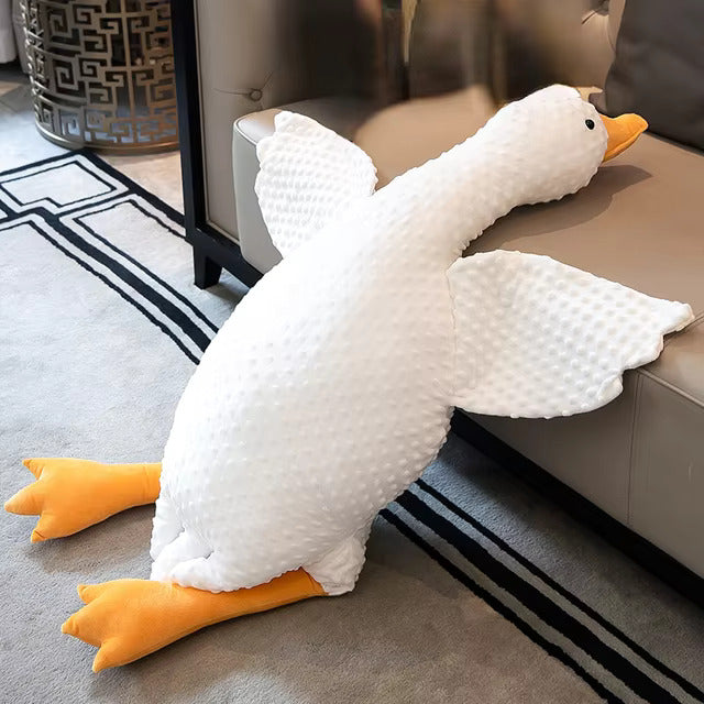 Big White Goose Plushie Pillow