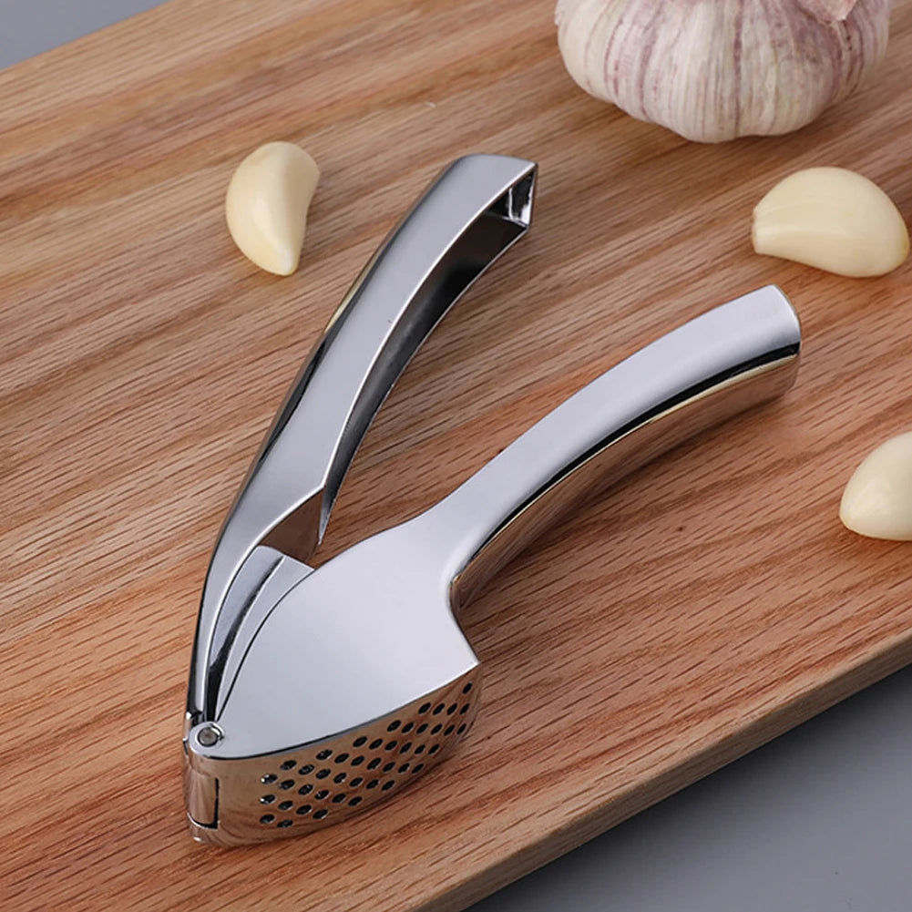 Stainless Steel Garlic Crusher