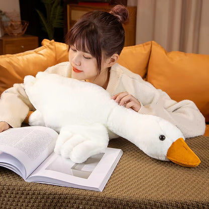 Big White Goose Plushie Pillow