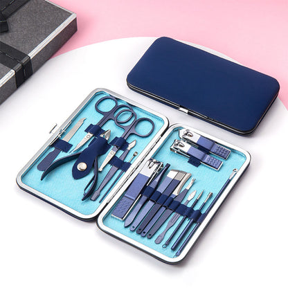 18-piece Manicure Beauty Set Stainless Steel Nail Clippers