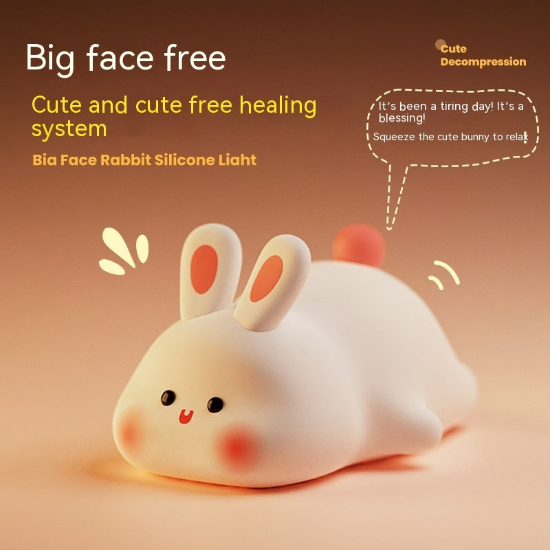 Cute Bunny LED Night Light With Touch Sensor