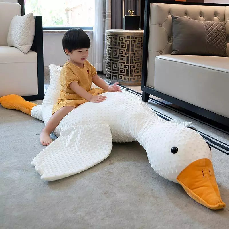 Big White Goose Plushie Pillow