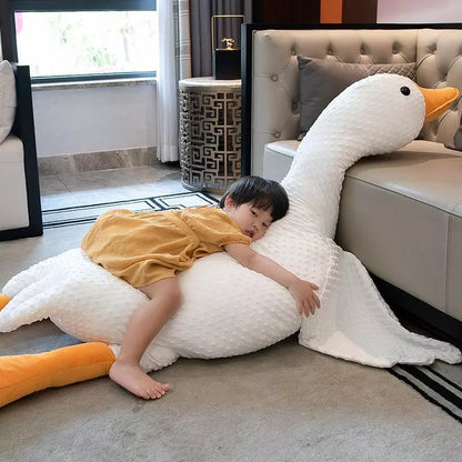 Big White Goose Plushie Pillow