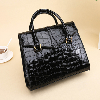 Crocodile Pattern Hand Bag