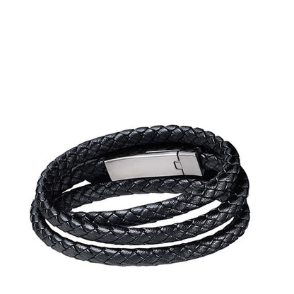 Portable Leather USB Bracelet Charger