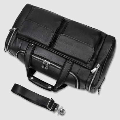 Leather Short Distance Travel Bag