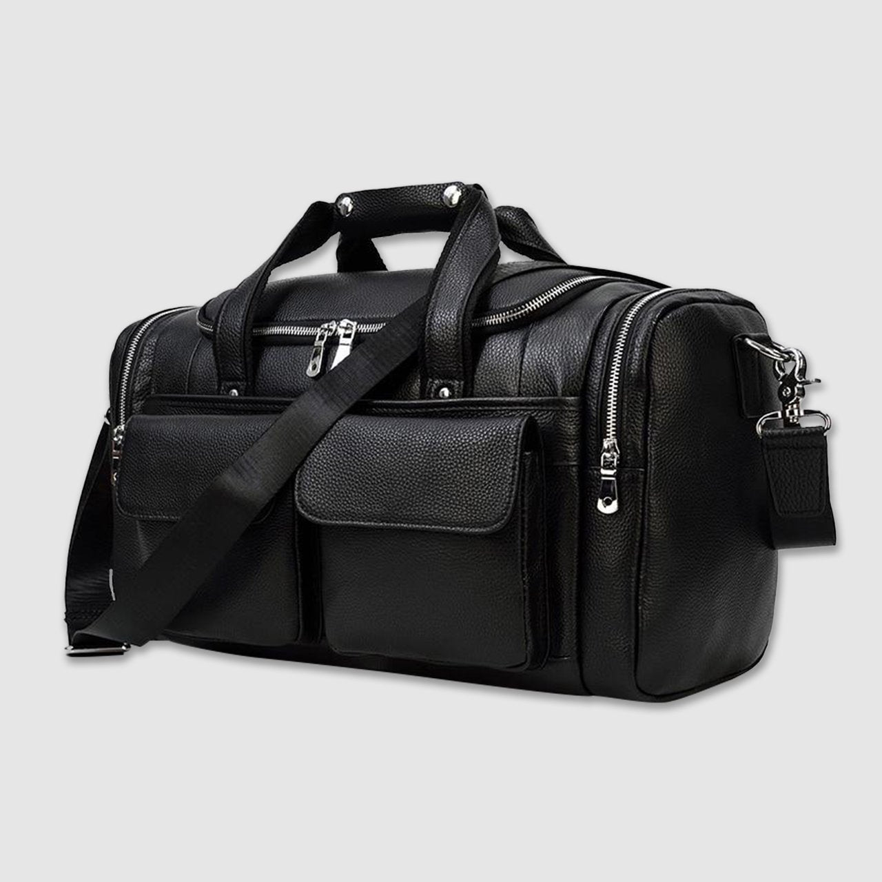 Leather Short Distance Travel Bag