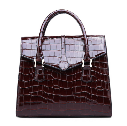 Crocodile Pattern Hand Bag