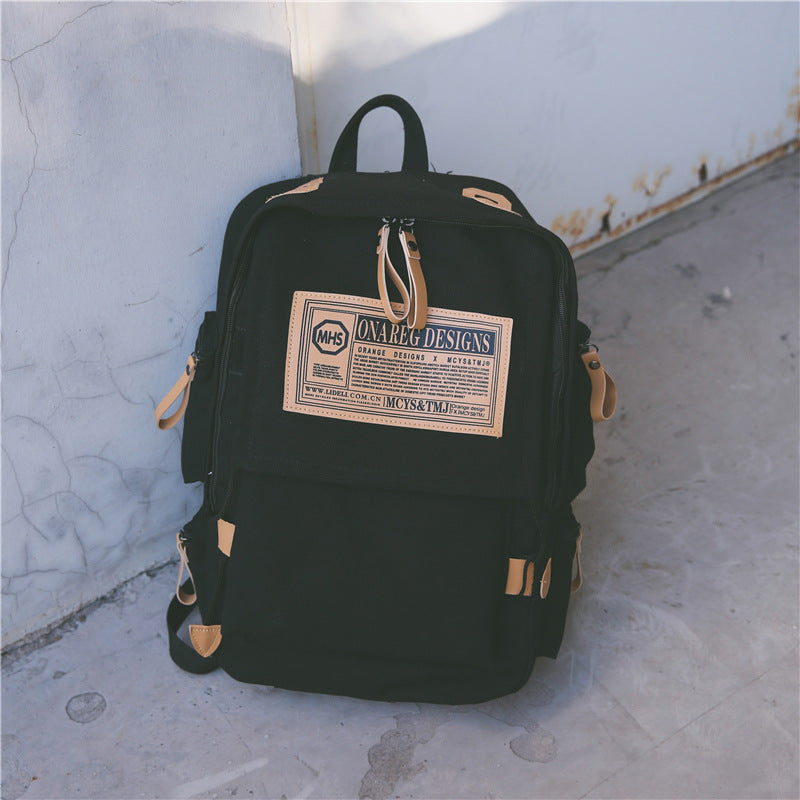 Large Capacity Canvas Backpack