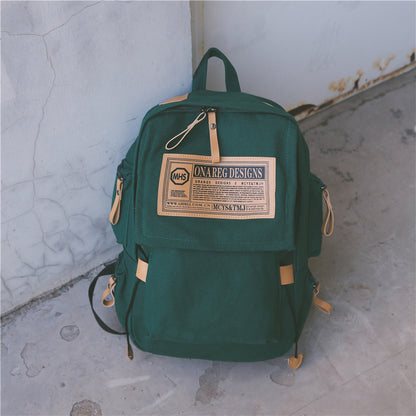 Large Capacity Canvas Backpack