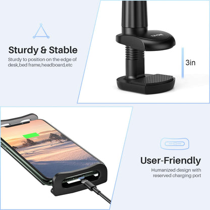 360 Degree Spiral Base Lazy Phone Tablet Stand