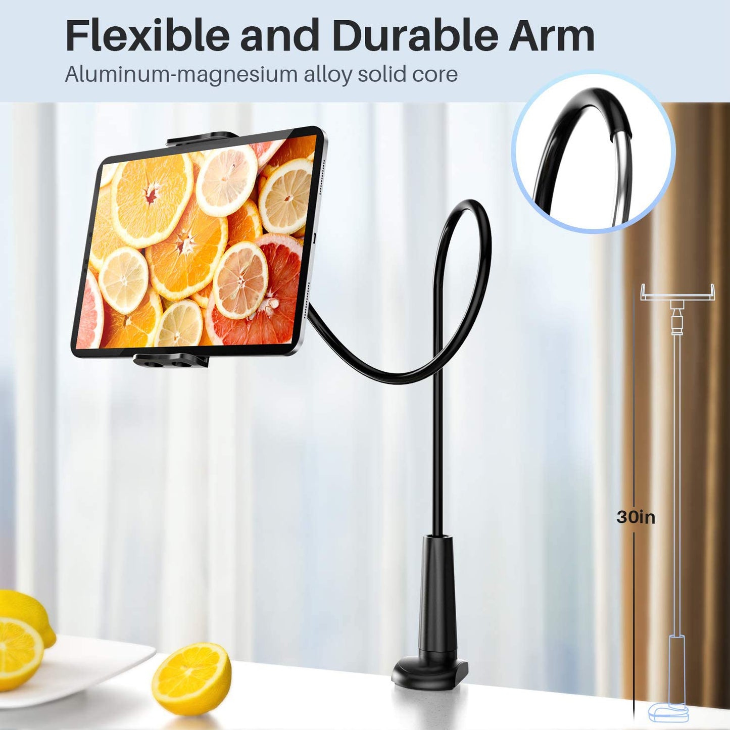 360 Degree Spiral Base Lazy Phone Tablet Stand