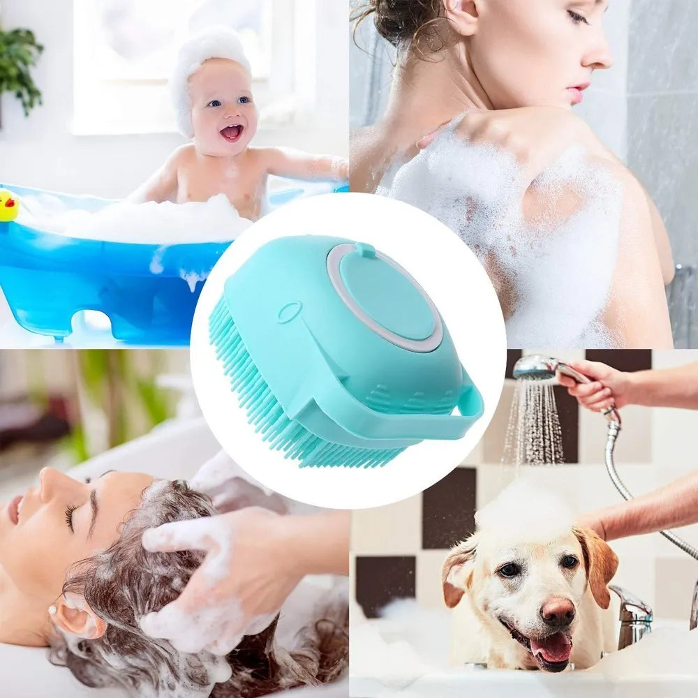 Silicone Adult Baby Pet Bath Brush