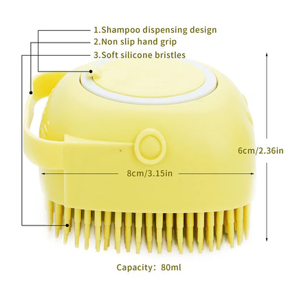 Silicone Adult Baby Pet Bath Brush