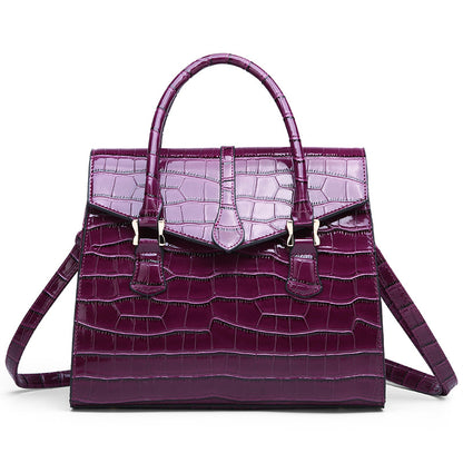 Crocodile Pattern Hand Bag