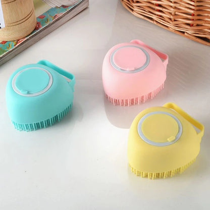 Silicone Adult Baby Pet Bath Brush