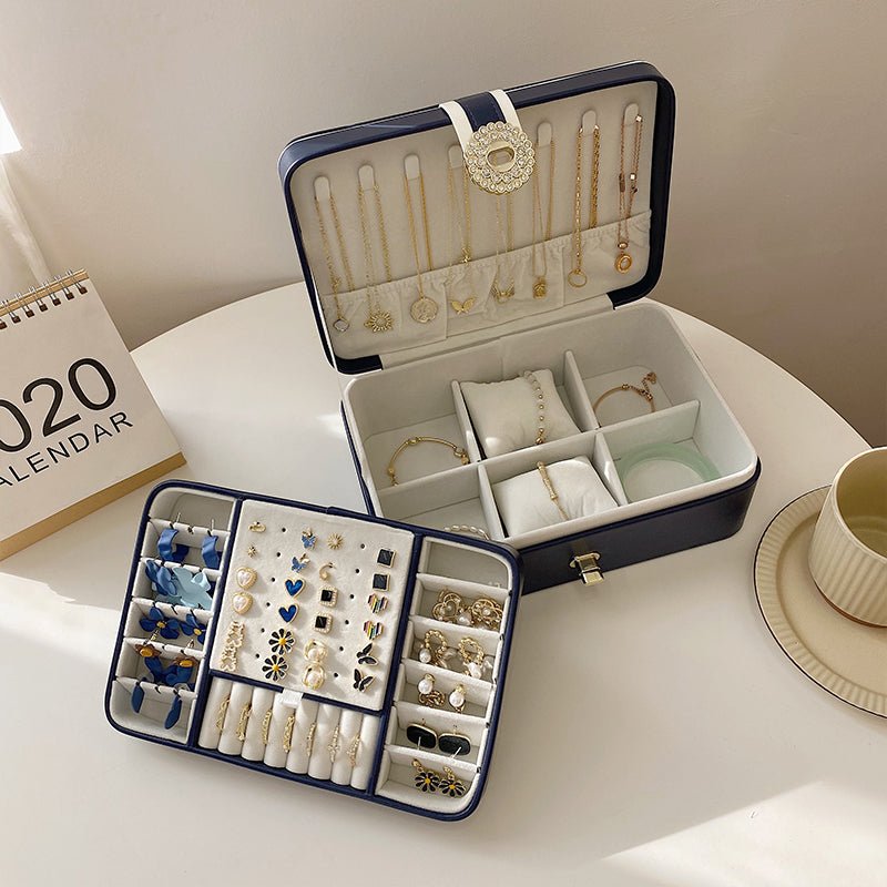 Multi-Layer Large Capacity Portable Jewelry Storage Box
