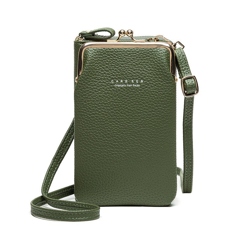 Women's Vertical Shoulder Phone Bag