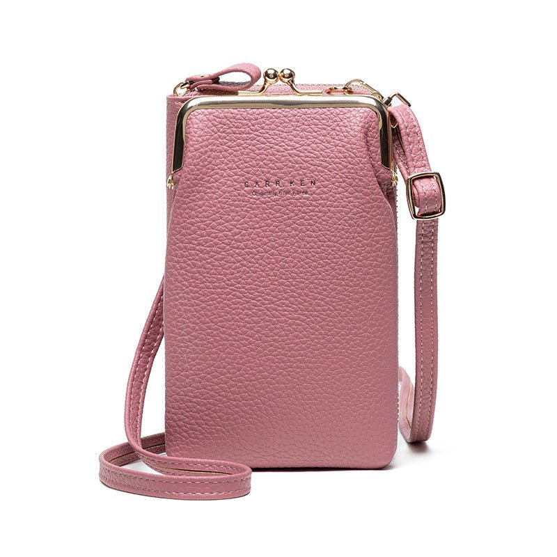 Women's Vertical Shoulder Phone Bag